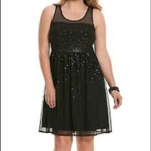 Lane Bryant sleeveless sequin party dress -Size 20